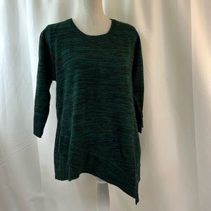 Croft & Barrow Scoop Neck Sweater with Asymmetrical Hem Size Petite XLarge